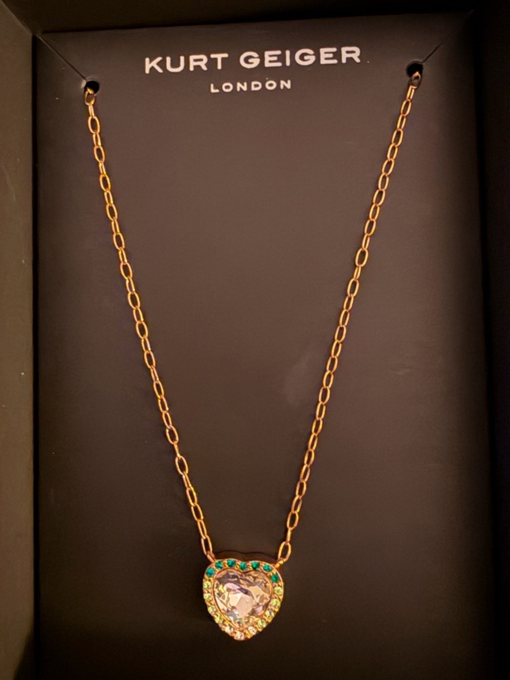 Kurt Geiger Heart Necklace NWT